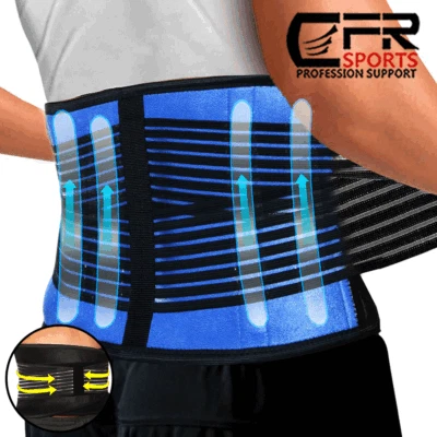 Neoprene Deluxe belt ,Pain Relief,Double Pull Lumbar Lower, Back Support Brace