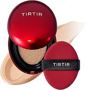 TIRTIR Mask Fit Red Cushion Foundation | Japan's No.1 Choice for Glass skin, Long-Lasting, Lightweight, Buildable Coverage, Semi-Matte (25N Mocha, 0.63 Fl Oz (Pack of 1))