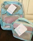 Pottery Barn Kids Sky Ombre Sparkle Large Backpack Lunch Bag Set Mackenzie Aqua