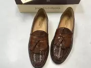 JOHNSTON & MURPHY Leather EROS men's leather slip on shoe. 8M