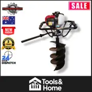 Powertech Post Hole Digger V3 Honda GX50 Engine+ 100mm & 250mm Augers - PPHD-V3
