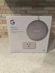 Google Nest Mini + C By GE Smart Plug Bundle 2nd Gen GA02498-US NIB g5