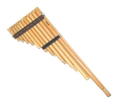PAN FLUTE SIKU -23 PIPES NATURAL BAMBOO - FROM PERU ITEM IN USA