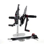 Rearset Rear set For Honda CBR600RR CBR 600 RR 2007-2008 Black T9 S2
