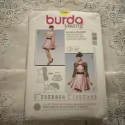 Burda Young 7308 Misses' Dress Bolero Underskirt Uncut Sewing Pattern Sizes 6-18