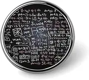 [FZMVSQH] Math Formula Printed Round Button Pin Badges Metal Pinback Buttons 1 Inch Pins for Hat Shirt Clothing Bags Decoration, Circular, Aluminum, Circular, Aluminum