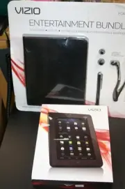 VIZIO VTAB1008 8" tablet & Entertainment Bundle Folio Stylus Earphones all BNIB