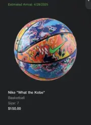 Nike Kobe Premium 8P Basketball “What The” Brand New Sz 7 CONFIRMED N1013125-919