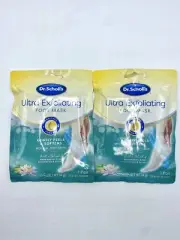 (2) Dr Scholl's Ultra Exfoliating Foot Mask Slip On Booties Peels & Softens