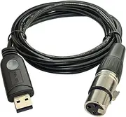 DSD TECH USB to DMX Interface Cable with FTDI Chip - 5.9FT
