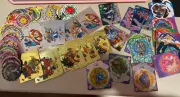Mega Tazo Tops Beyblade RARE LOT GOLD SILVER AND HOLO HUGE BUNDLE