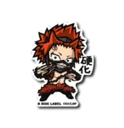 My Hero Academia Ejiro Kirishima B-SIDE LABEL 2nd Sticker Japan Limited NEW