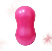 Milisten Thickened Burst Peanut Shaped Balance Ball for Stability Training Exercise Tool for Gym Workouts Yoga Safe and Durable Balancer Exercising Ball Pink