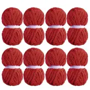 MABOZOO 8 Pack Super Bulky Chunky Chenille Yarn for Hand KnittingBig Yarn for...