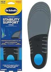 Dr. Scholl's Stabilizing Support Insole with Motion Control, Improves Posture, Arch Support and Balance (Women's 6-10)