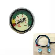 Mini Scuba Diving Pony Bottle Pressure Checker Tank Gauge 350 Bar 5000 PSI Hot