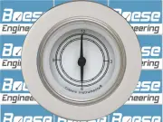 49-50 Ford Car Billet Aluminum Clock Insert w/Classic Instruments Classic White (for: Ford)