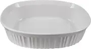 Corningware FS12 French White 1.5qt/1.4L Oval Ceramic Casserole Bakeware Dish