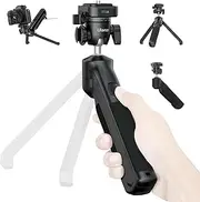 [ULANZI] TT38 Tabletop Mini Tripod for Camera, Uka F38 ClickOpen Flexible Travel Stand for Sony/Canon/Nikon/Fujifilm SLR DSLR, Pocket Vlogging Stand for Shooting Selfie Video