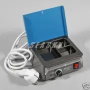 New 3 Well Analog Electric Wax Melting Dipping Pot Heater Dental Lab Equipment