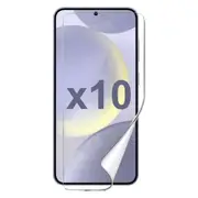 10 Pack Soft PET Film Screen Protector Guard for Samsung Galaxy S24+ PLUS Bulk