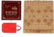 Chinese Chess Set Xiangqi Game Traditional Aluminium Golden Elegant Puzzle Leisure for Family Friends