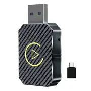 2-in-1 Wireless Android Auto/CarPlay Adapter USB Dongle