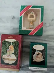 3 HALLMARK ORNAMENTS~ Cloud NINE, LITTLE CLOUD KEEPER,HEAVENLY HARMONY NEW
