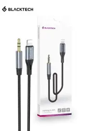 Lightning to 3.5mm Audio Cable AUX Adapter Car Speaker MFi Certified Blacktech