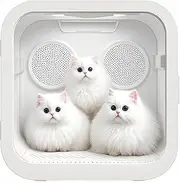 Pet Dryer Box for Dogs & Cats, 360° Quiet Air Blower - Low Noise Drying，Smart Temp Control，82L