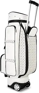 Golf Cart Bag Women Golf Bag Easy to Carry & Sturdy with Wheels,Easy Carry Space Saving,Lightweight Organized Golf Bag