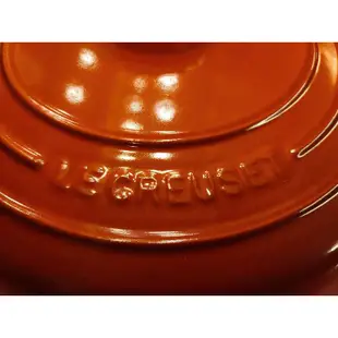 Le Creuset 26cm圓形鑄鐵鍋 櫻桃紅 燉鍋 滷鍋 湯鍋 產地法國