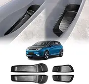 X-Car Car Door Side Storage Box Tray for BYD Dolphin 2023-2025 Organizer Accessories Front and Rear Row Set of 4
