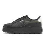 PUMA 休閒鞋 KARMEN METALLIC SHINE 女鞋 黑 銀 厚底增高 [ACS] 39509902