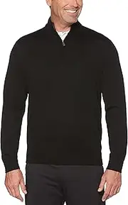 [Callaway] Weather Series Men's 1/4 Zip Golf Sweater with Mock Collar, Thermal Merino Wool, Breathable Soft Fabric
