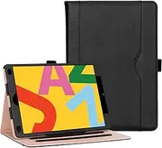 ProCase iPad 10.2 Inch Case 2021 9th / 2020 8th / 2019 7th Generation iPad Case, Leather Vintage Stand Folio Cover Protective Case for 10.2" iPad 9th Gen / 8th Gen / 7th Gen -Black