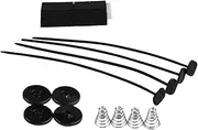 Radiator Reservoir Tank Universal Electric Cooling Radiator Auto Fan Mounting Kit Zip Ties Straps Tabs Brackets Car Accessories Parts Radiator Fin Comb Kit