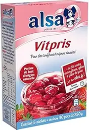 Alsa Vitpris Jam Gelling Agent 5 Sachets 188 g