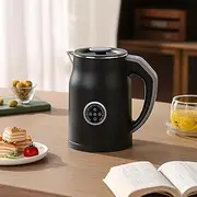 Enliansgo Electric Kettle, Electric Tea Kettle for Boiling Water, 1.2L 1000W Double Wall Stainless Steel Water Boiler Heater, 4 Temperature Control Teapot, Auto Shut-Off, Boil-Dry Proof Coffee Tea Pot