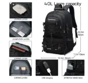 Travel backpack 40L waterproof lightweight outdoor hiking