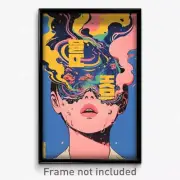 Korean Movie Poster - Polished Canton (Korea Psychedelic Art Retro Film Print)