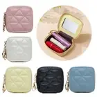 with Mirror Makeup Case Fashion Mini Purse Organizer Portable Lipstick Bag