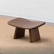 Luxurious Butterfly Meditation Bench Solid Oak Wood Wooden Kneeling Ergonomic Seiza Seat Yoga Stool Seiza Prayer Bench (Ebony Finish)