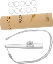 UPKOCH 1 Set Kazoo Set Adults Musical Instruments Musical Kazoos Adult Instrument Aluminum Alloy Silver