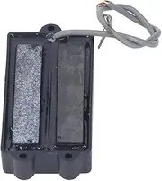 Zerodis Elegant Design, Plastic Metal Magnet Dual Coil Bass Pickup with Improved Sound Quality for Easy Installation, Eliminates Interference, Suitable for 4 String Closed Electric Bass