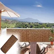 Patio Privacy Screens,Natural Reed Fencing,Bamboo Fence,Outdoor Shade,Above Ground Pool Fence, for Balcony, Garden, Fencing Decorative, Can Be Customized (Size : 130cmx400cm(4.3ftx 13ft))