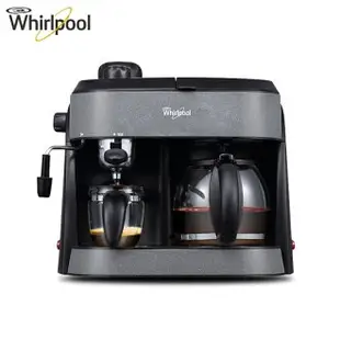 咖啡機 Whirlpool/惠而浦 WCF-CY002D咖啡機 家用全自動商用美式意式奶泡 MKS 全館免運