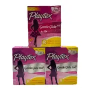 playtex gentle glide 360 regular fresh scent 60 total tampons LOOK AT AD PICS