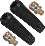 Welding Cable Connector Set 1 Set Quick Fitting for Electric Welding Machines Cable Fitting and Panel Connect