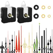 2pcs High Torque Quartz Clock Movement Mechanism Replacement Clock Kit with 7...